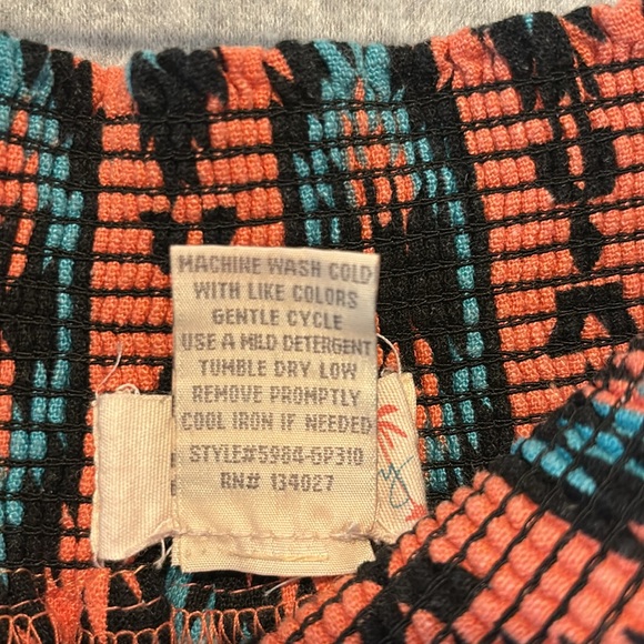 Kiss & Cry Boho Linen Blend Pants size Medium - Picture 5 of 9